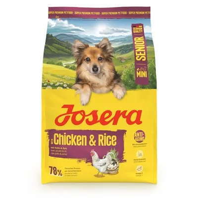 JOSERA MINI SENIOR CHICKEN / RICE 3 KG JOSERA MINI SENIOR CHICKEN / RICE 3 KG