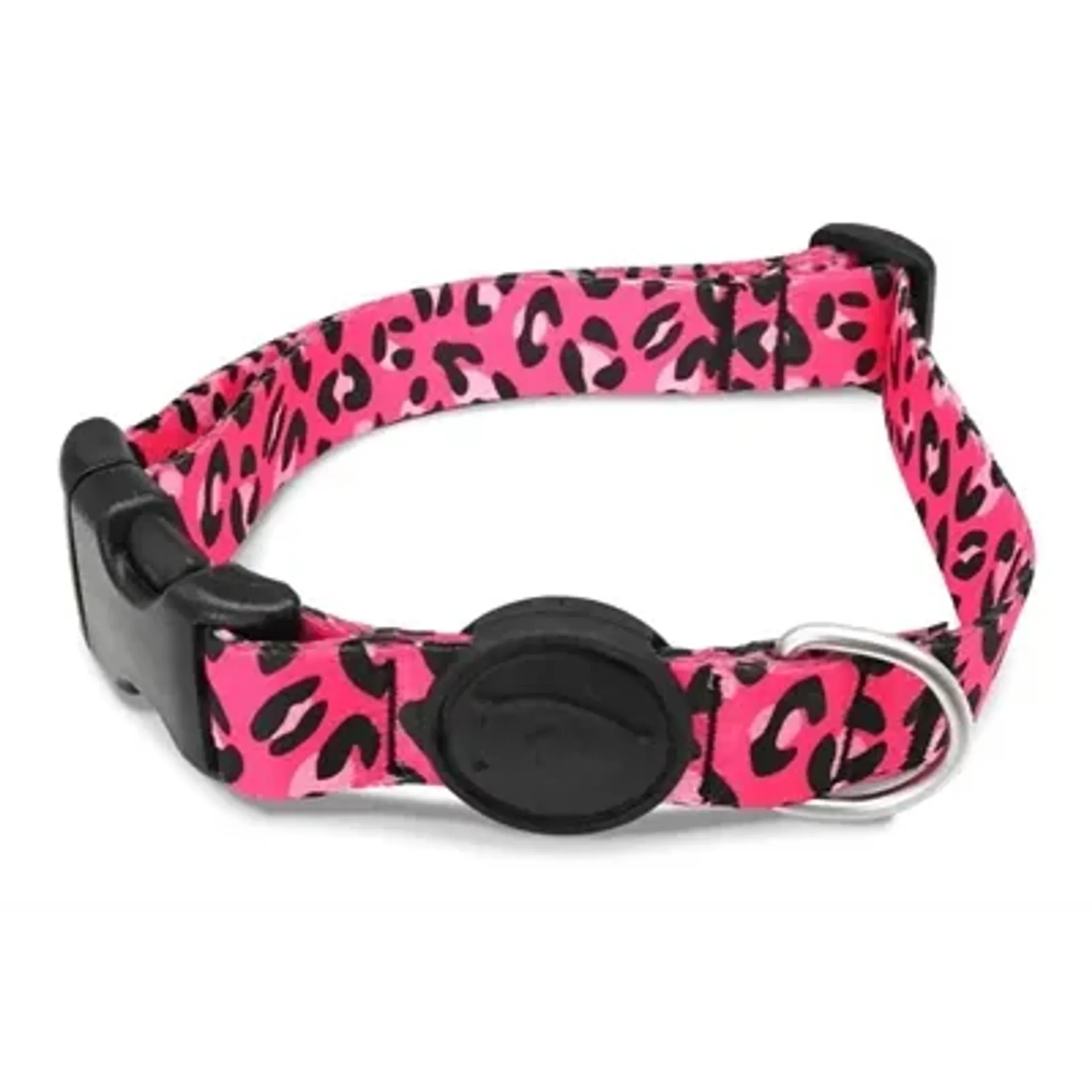 MORSO HALSBAND HOND GERECYCLED BUBBLE LEO ROZE 30-42X1,5 CM