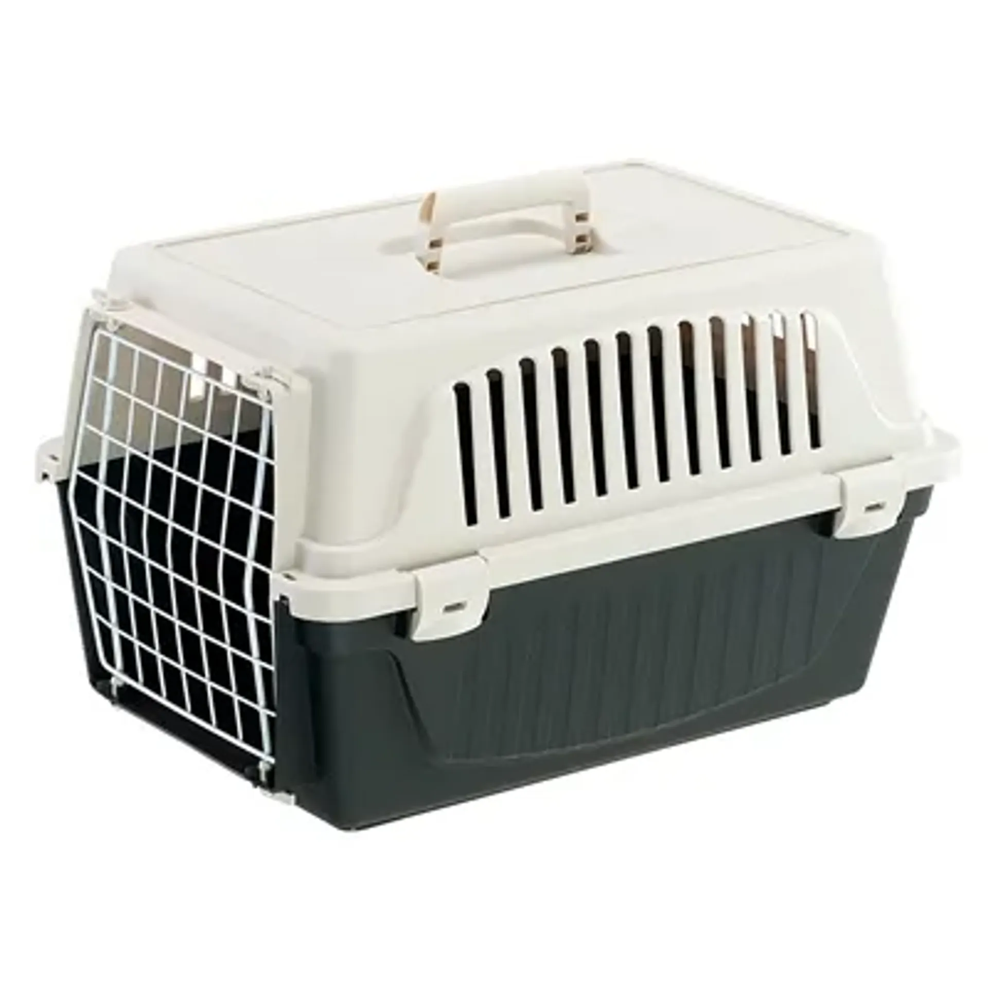 FERPLAST ATLAS 10 VERVOERSBOX WIT / ANTRACIET 48X32,5X29 CM