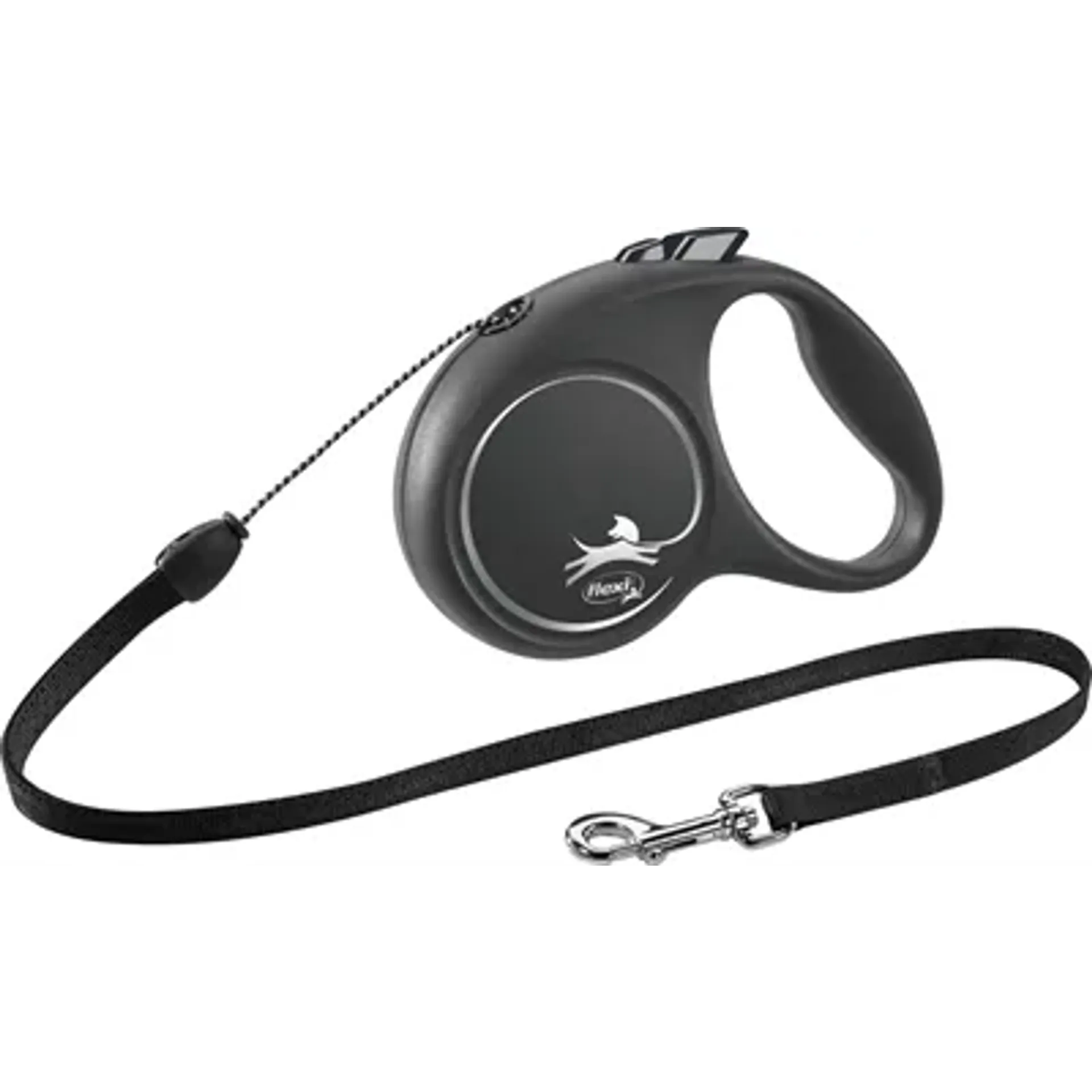 FLEXI ROLLIJN BLACK DESIGN CORD ZWART S 5 MTR TOT 12 KG