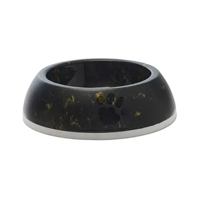 SAVIC VOERBAK DELICE 3 MARBLE ZWART / GOUD 26X26X8 CM 1,2 LTR SAVIC VOERBAK DELICE 3 MARBLE ZWART / GOUD 26X26X8 CM 1,2 LTR