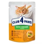 CLUB 4 PAWS PREMIUM SENIOR 7+ POUCH KIP IN SAUS 24X85 GR CLUB 4 PAWS PREMIUM SENIOR 7+ POUCH KIP IN SAUS 24X85 GR