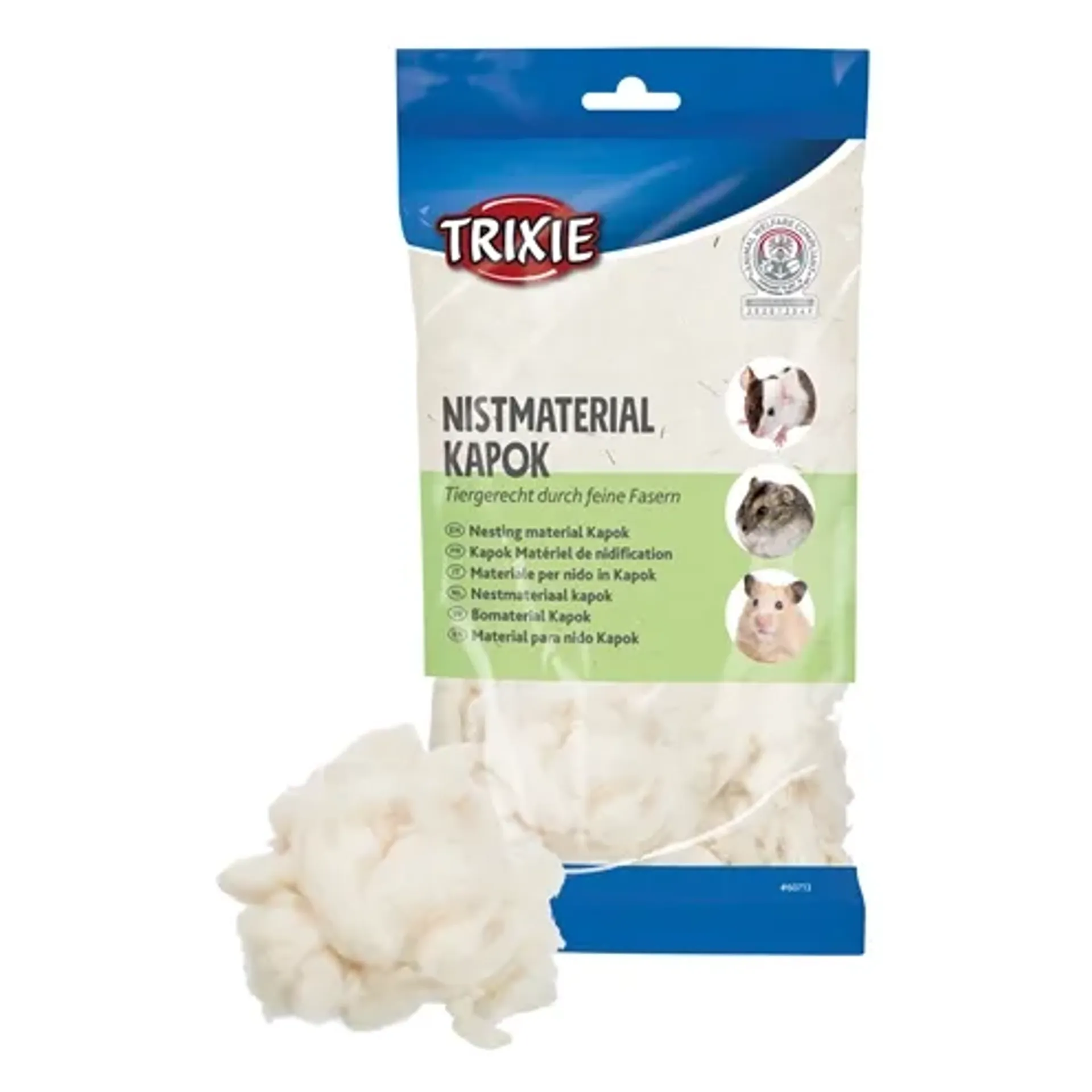 TRIXIE NESTMATERIAAL KAPOK CREME 40 GR