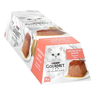 GOURMET REVELATIONS MOUSSE MET ZALM 4X57 GR GOURMET REVELATIONS MOUSSE MET ZALM 4X57 GR
