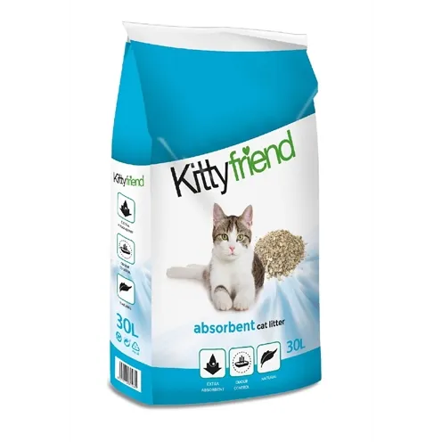 KITTY FRIEND ABSORBENTS KATTENBAKVULLING 30 LTR KITTY FRIEND ABSORBENTS KATTENBAKVULLING 30 LTR