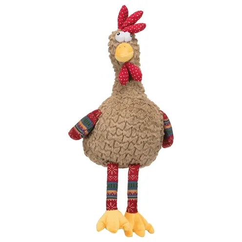 TRIXIE PLUCHE HAAN MET DIERENGELUID 60 CM TRIXIE PLUCHE HAAN MET DIERENGELUID 60 CM