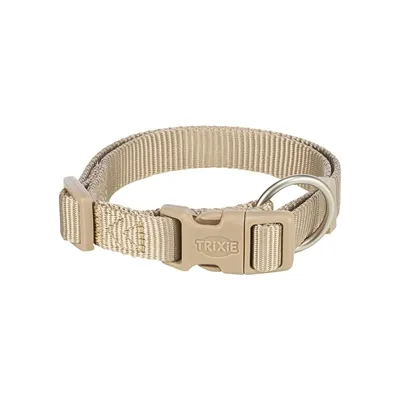 TRIXIE HALSBAND HOND PREMIUM ZAND TAUPE 25-40X1 CM TRIXIE HALSBAND HOND PREMIUM ZAND TAUPE 25-40X1 CM