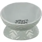 TRIXIE VERHOOGDE VOERBAK / WATERBAK KERAMIEK GRIJS 350 ML 17 CM TRIXIE VERHOOGDE VOERBAK / WATERBAK KERAMIEK GRIJS 350 ML 17 CM