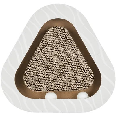 TRIXIE KRABPLANK KARTON MET 2 BALLEN 36X36X5 CM TRIXIE KRABPLANK KARTON MET 2 BALLEN 36X36X5 CM