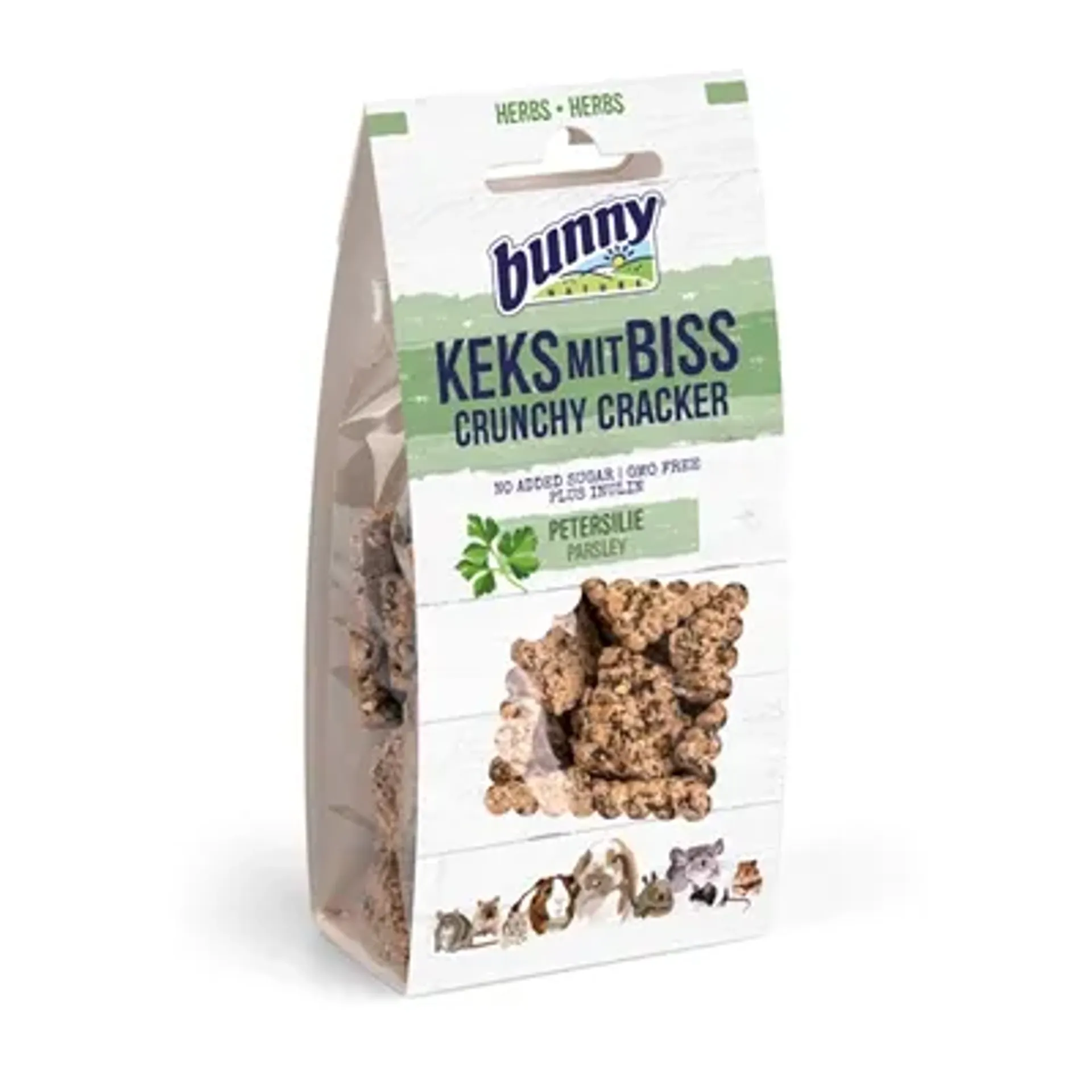 BUNNY NATURE CRUNCHY CRACKER PETERSELIE 50 GR
