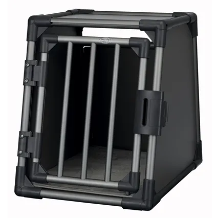 TRIXIE VERVOERSBOX ALUMINIUM GRAFIET S 61X48X56 CM TRIXIE VERVOERSBOX ALUMINIUM GRAFIET S 61X48X56 CM