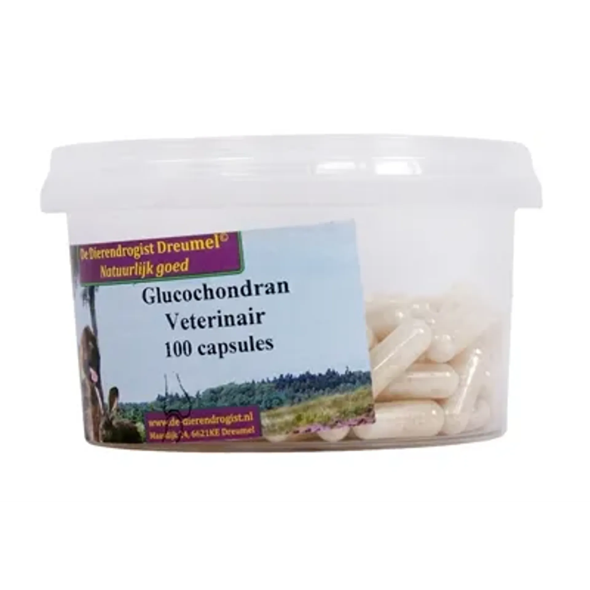 DIERENDROGIST GLUCOCHONDRAN CAPSULES 100 ST