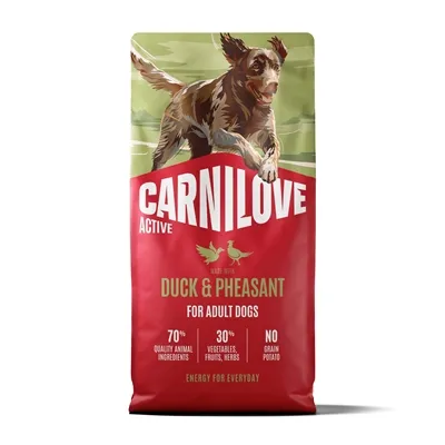 CARNILOVE ACTIVE ADULT ALL BREEDS DUCK / PHEASANT 12 KG CARNILOVE ACTIVE ADULT ALL BREEDS DUCK / PHEASANT 12 KG