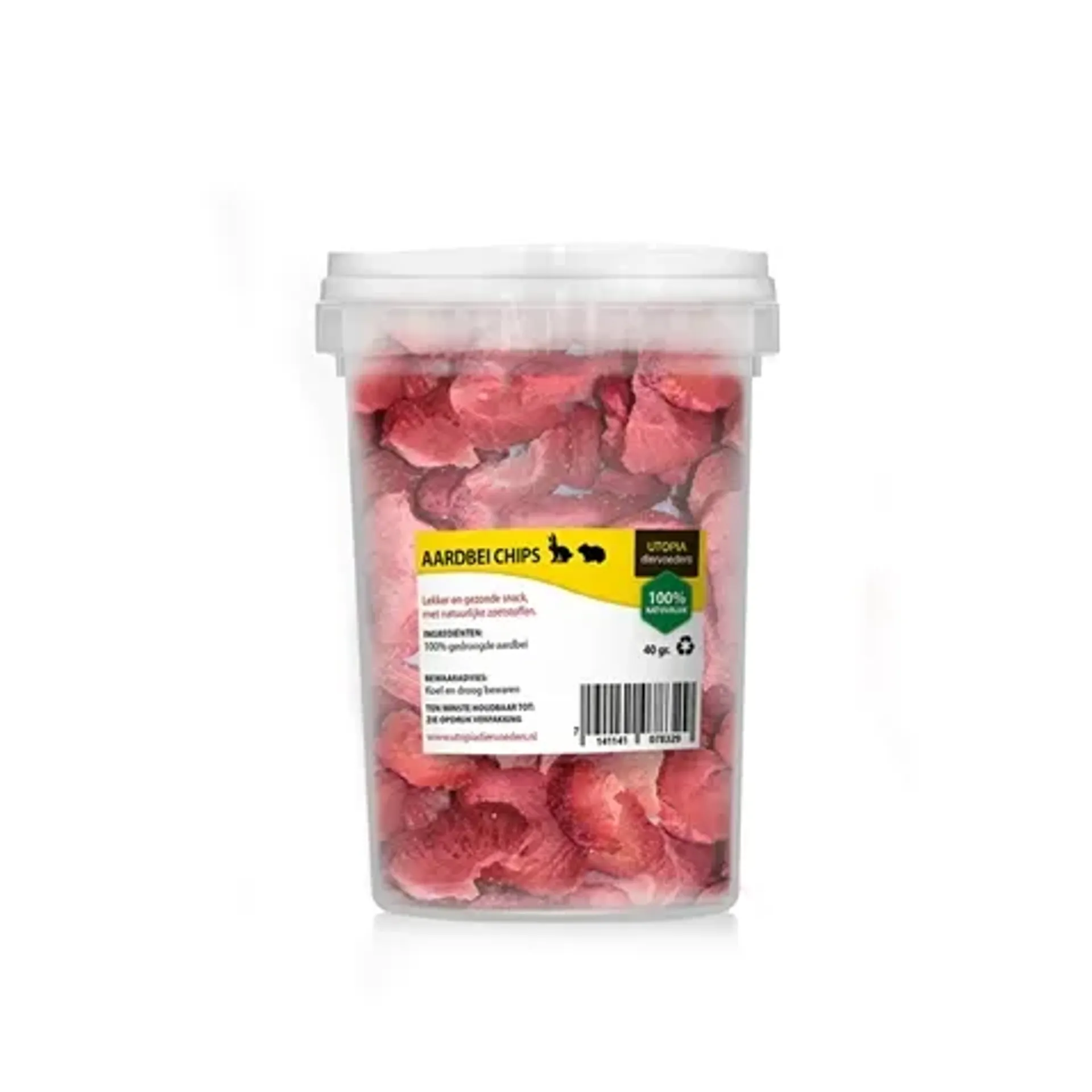 UTOPIA AARDBEI CHIPS 50 GR