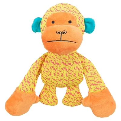 TRIXIE AAP STOF GEEL / ORANJE 27X26X10,5 CM TRIXIE AAP STOF GEEL / ORANJE 27X26X10,5 CM