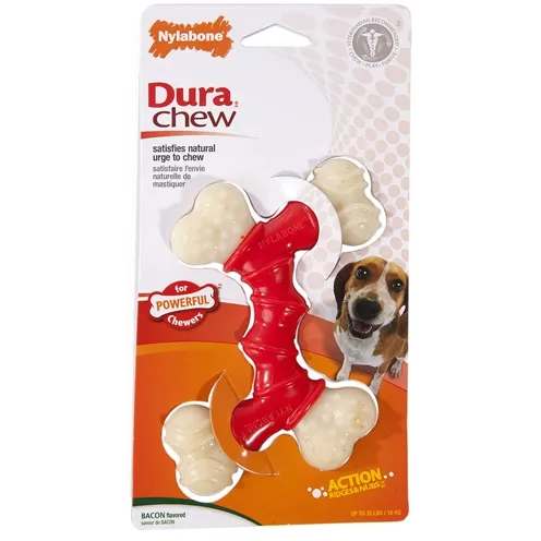 NYLABONE EXTREME CHEW VOOR HARDE BIJTERS BACONSMAAK TOT 16 KG 14X9,5X2 CM NYLABONE EXTREME CHEW VOOR HARDE BIJTERS BACONSMAAK TOT 16 KG 14X9,5X2 CM