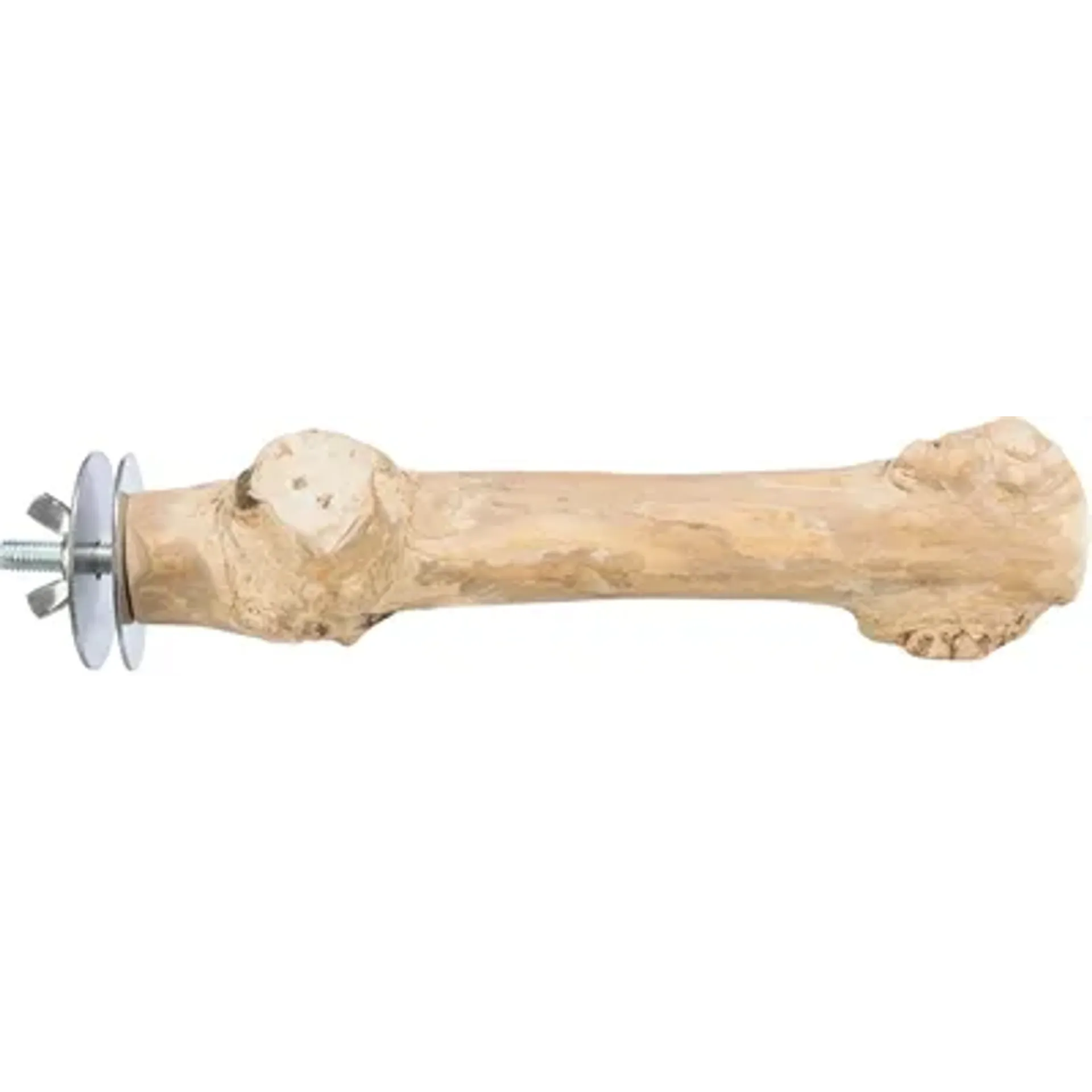 TRIXIE ZITSTOK MET SCHROEFBEVESTIGING KOFFIEHOUT 20 CM DIA 2-3 CM
