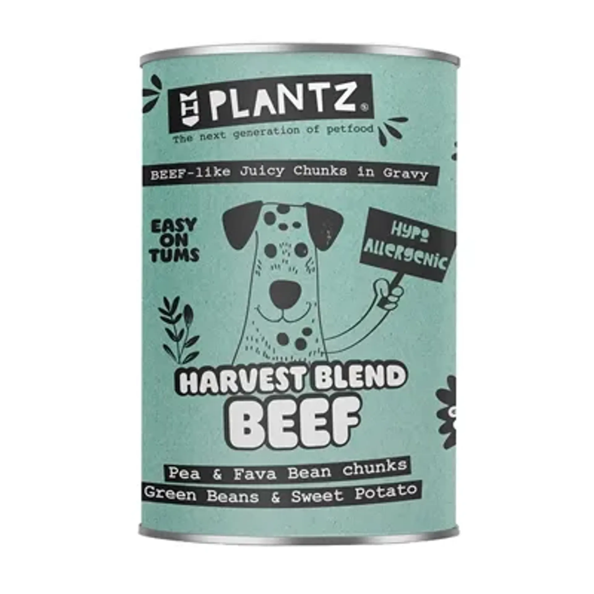 HENART PLANTZ VEGAN VLEESACHTIGE RUND STUKKEN IN GRAVY 400 GR
