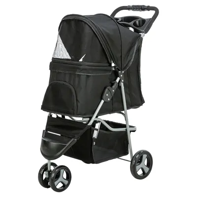 TRIXIE HONDENBUGGY ZWART 80X47X100 CM TRIXIE HONDENBUGGY ZWART 80X47X100 CM