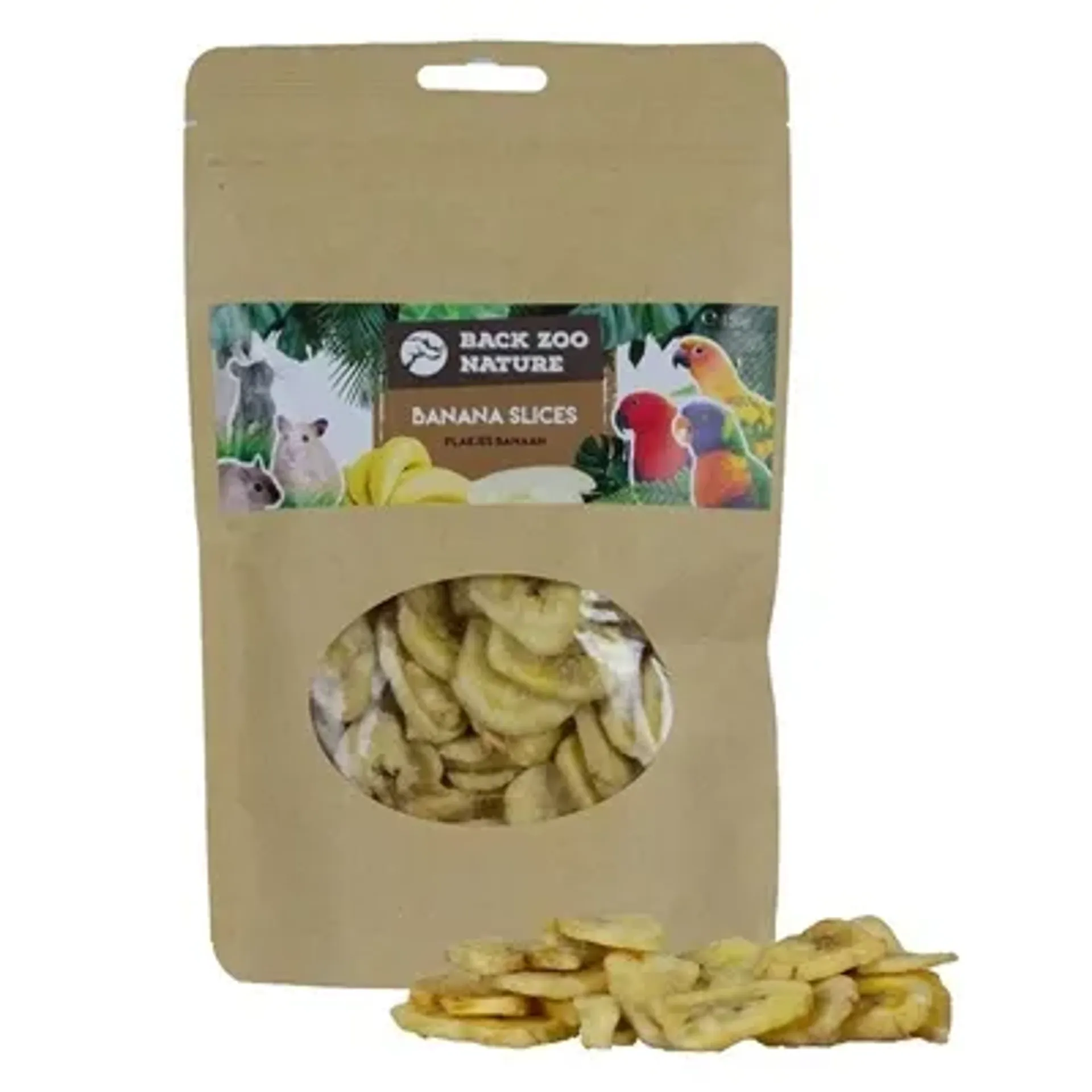 BACK ZOO NATURE BANANA SLICES 150 GR