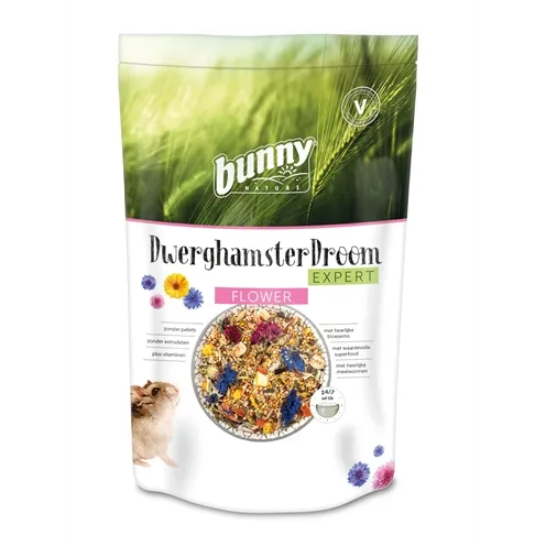 BUNNY NATURE DWERGHAMSTERDROOM EXPERT FLOWER 500 GR BUNNY NATURE DWERGHAMSTERDROOM EXPERT FLOWER 500 GR