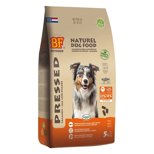 BF PETFOOD GEPERST ZALM GRAANVRIJ 5 KG BF PETFOOD GEPERST ZALM GRAANVRIJ 5 KG