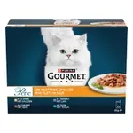 GOURMET PERLE MINI FILETS IN SAUS EEND 12X85 GR GOURMET PERLE MINI FILETS IN SAUS EEND 12X85 GR