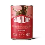 CARNILOVE CAN TURKEY / REINDEER / WILD BOAR 6X400 GR CARNILOVE CAN TURKEY / REINDEER / WILD BOAR 6X400 GR