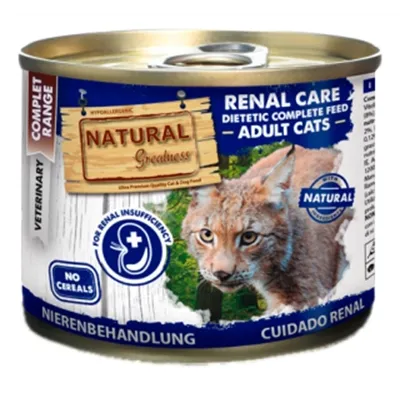 NATURAL GREATNESS CAT RENAL CARE DIETETIC JUNIOR / ADULT 200 GR NATURAL GREATNESS CAT RENAL CARE DIETETIC JUNIOR / ADULT 200 GR