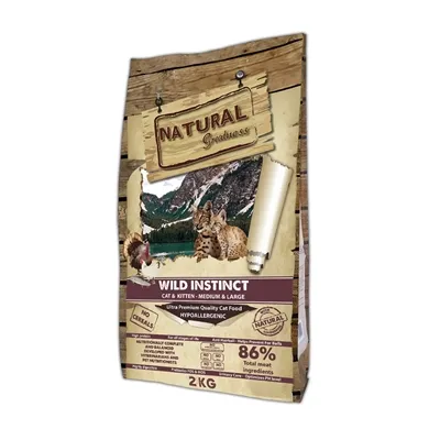 NATURAL GREATNESS WILD INSTINCT MEDIUM / LARGE 2 KG NATURAL GREATNESS WILD INSTINCT MEDIUM / LARGE 2 KG