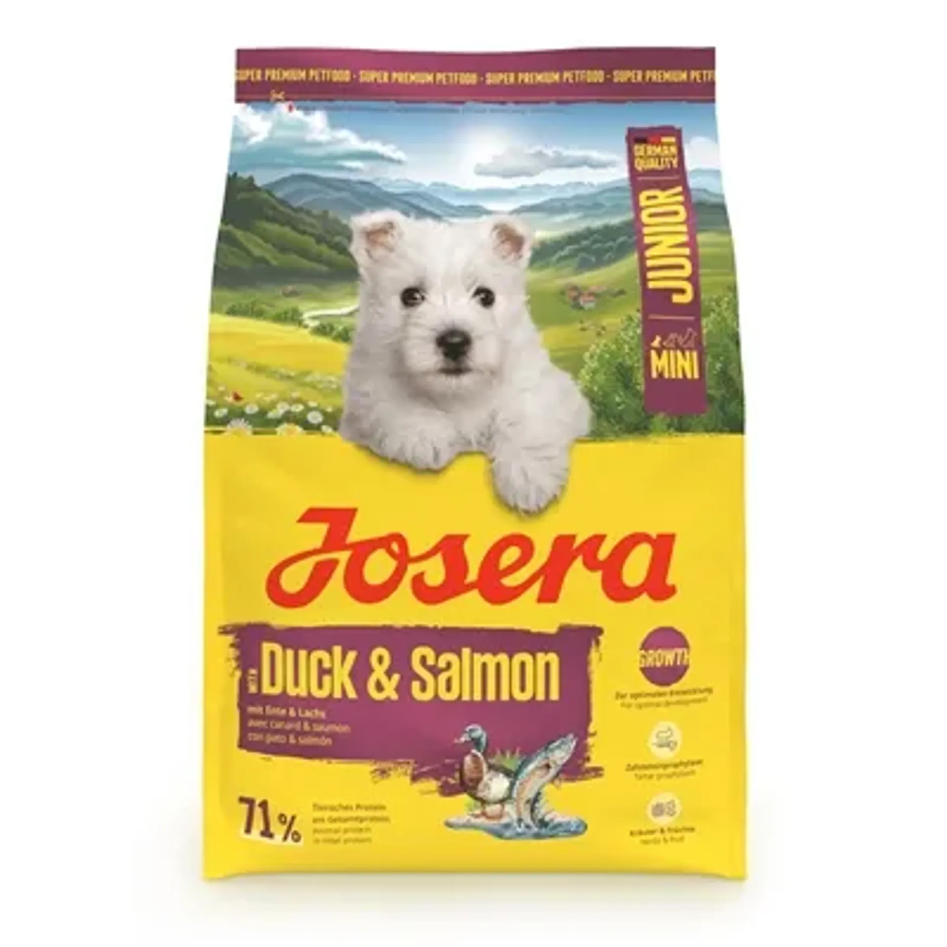 JOSERA MINI JUNIOR DUCK / SALMON 3 KG