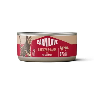 CARNILOVE CAN CHICKEN / LAMB 12X100 GR CARNILOVE CAN CHICKEN / LAMB 12X100 GR