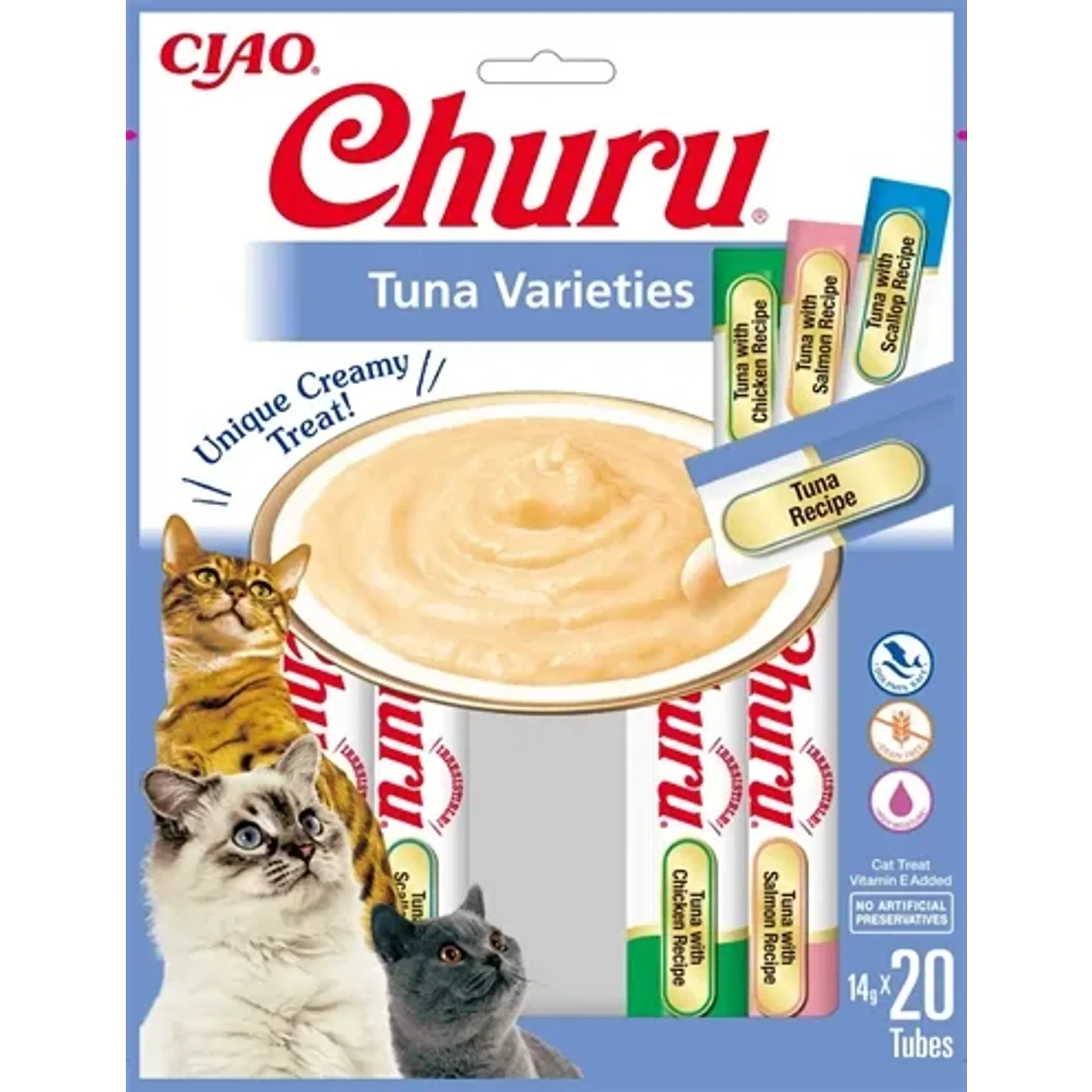 INABA CHURU MULTIPACK TUNA 20X14 GR