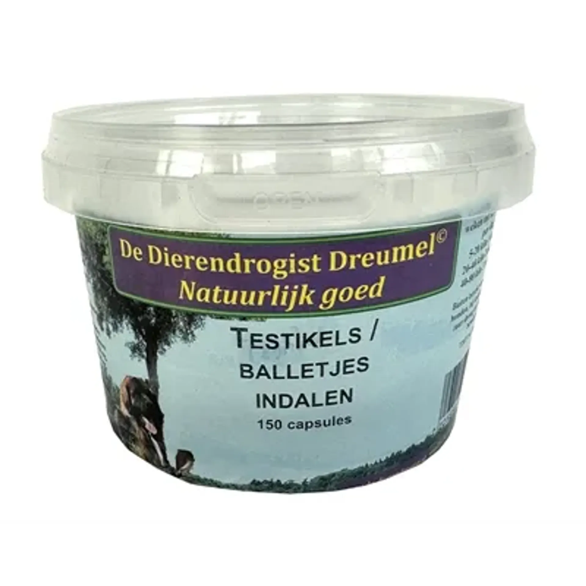 DIERENDROGIST TESTIKELS INDALEN CAPSULES 150 ST