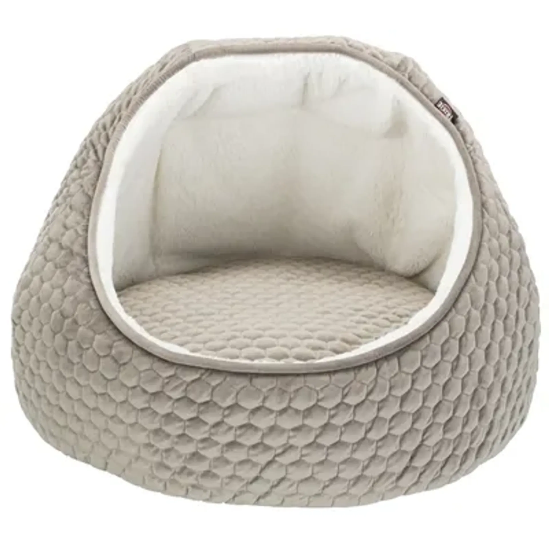 TRIXIE KATTENMAND IGLO LIVIA GRIJS / CREME 55X55X45 CM