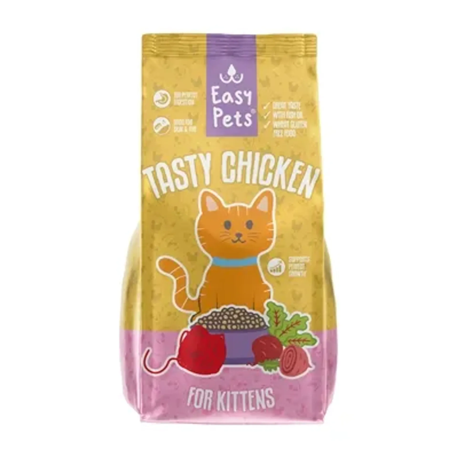 EASYPETS TASTY CHICKEN KITTEN KATTENVOER 1,5 KG