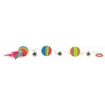 TRIXIE REGENBOOG BALLETJES AAN ELASTISCH KOORD 3 ST TRIXIE REGENBOOG BALLETJES AAN ELASTISCH KOORD 3 ST