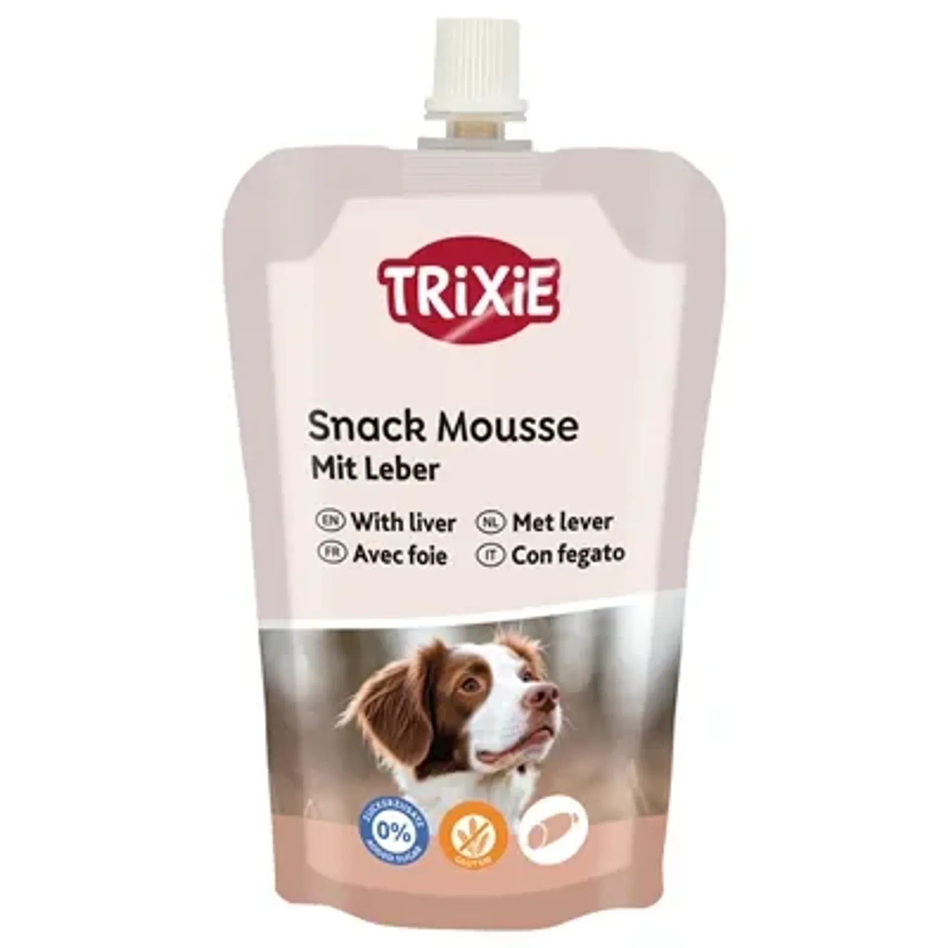 TRIXIE SNACK MOUSSE MET LEVER 200 GR