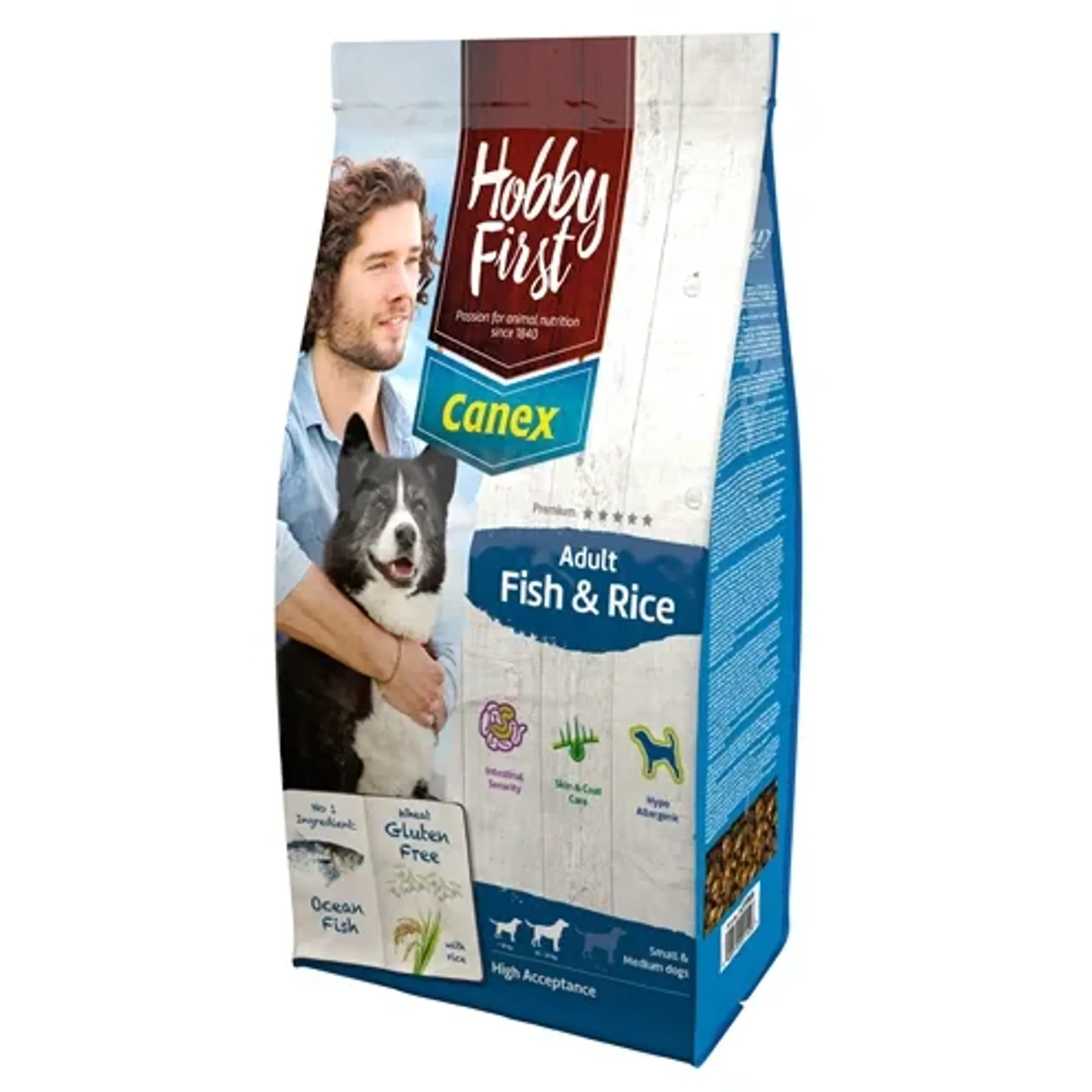 HOBBYFIRST CANEX ADULT FISH & RICE 12 KG