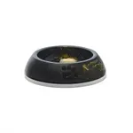 SAVIC VOERBAK KAT DELICE MARBLE ZWART / GOUD 10,5X10,5X4 CM 200 ML SAVIC VOERBAK KAT DELICE MARBLE ZWART / GOUD 10,5X10,5X4 CM 200 ML
