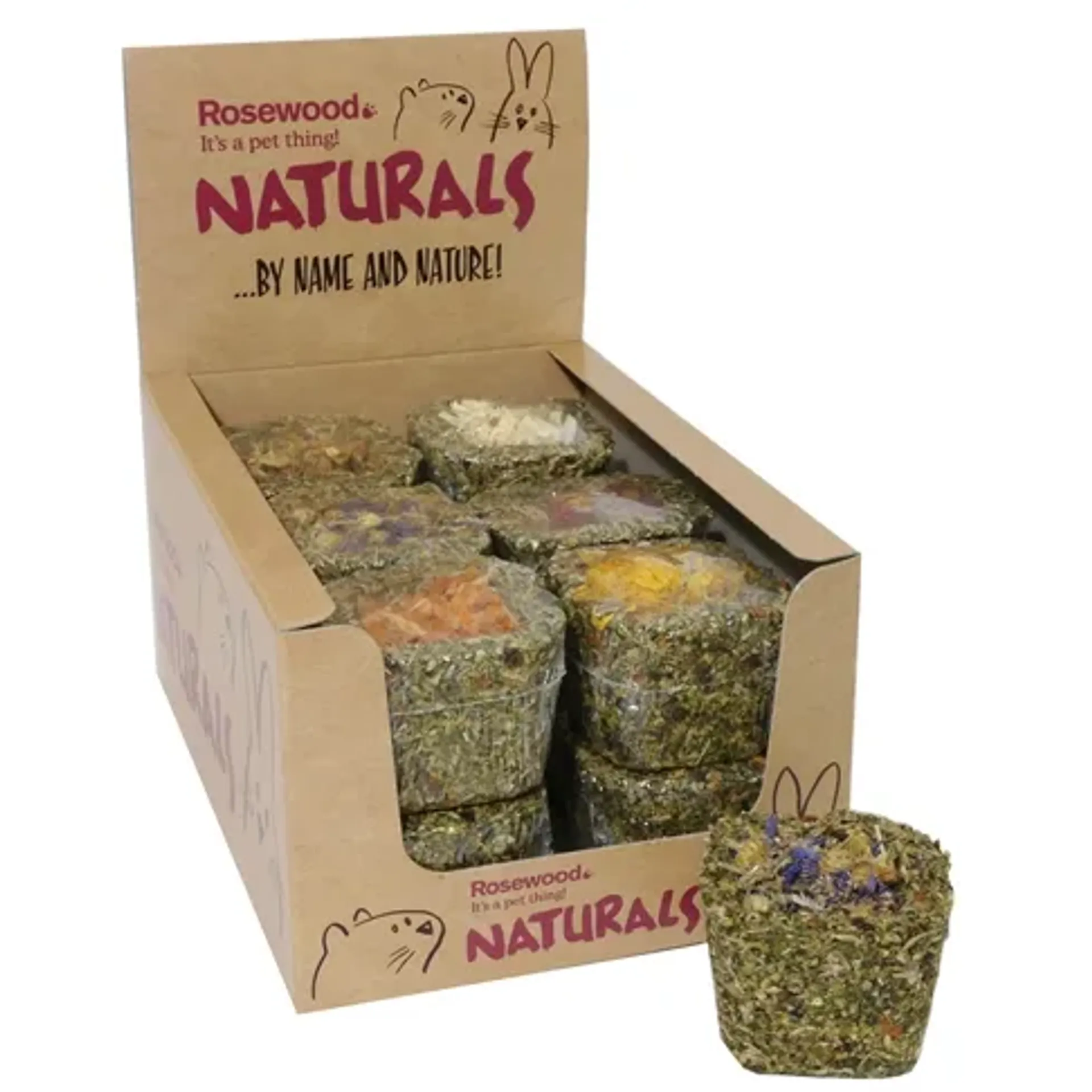 ROSEWOOD NATURALS KNAAGPOTJE 6X6X4 CM