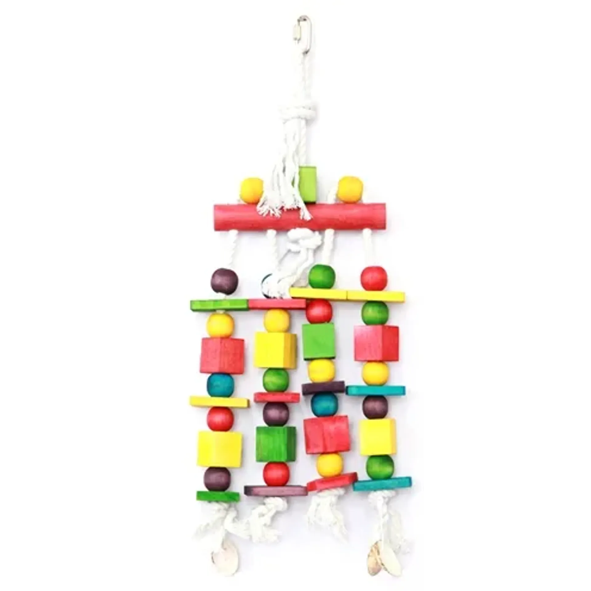 Happy pet speelgoed block n beads papegaai