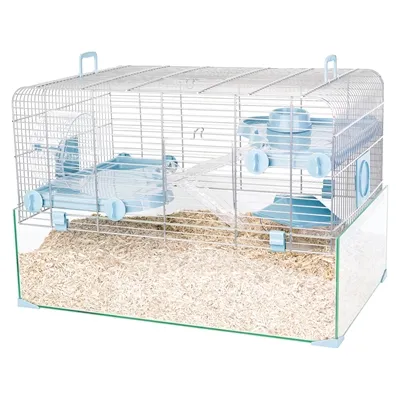 ZOLUX KNAAGDIERKOOI PANAS BLAUW 59X40X39 CM ZOLUX KNAAGDIERKOOI PANAS BLAUW 59X40X39 CM