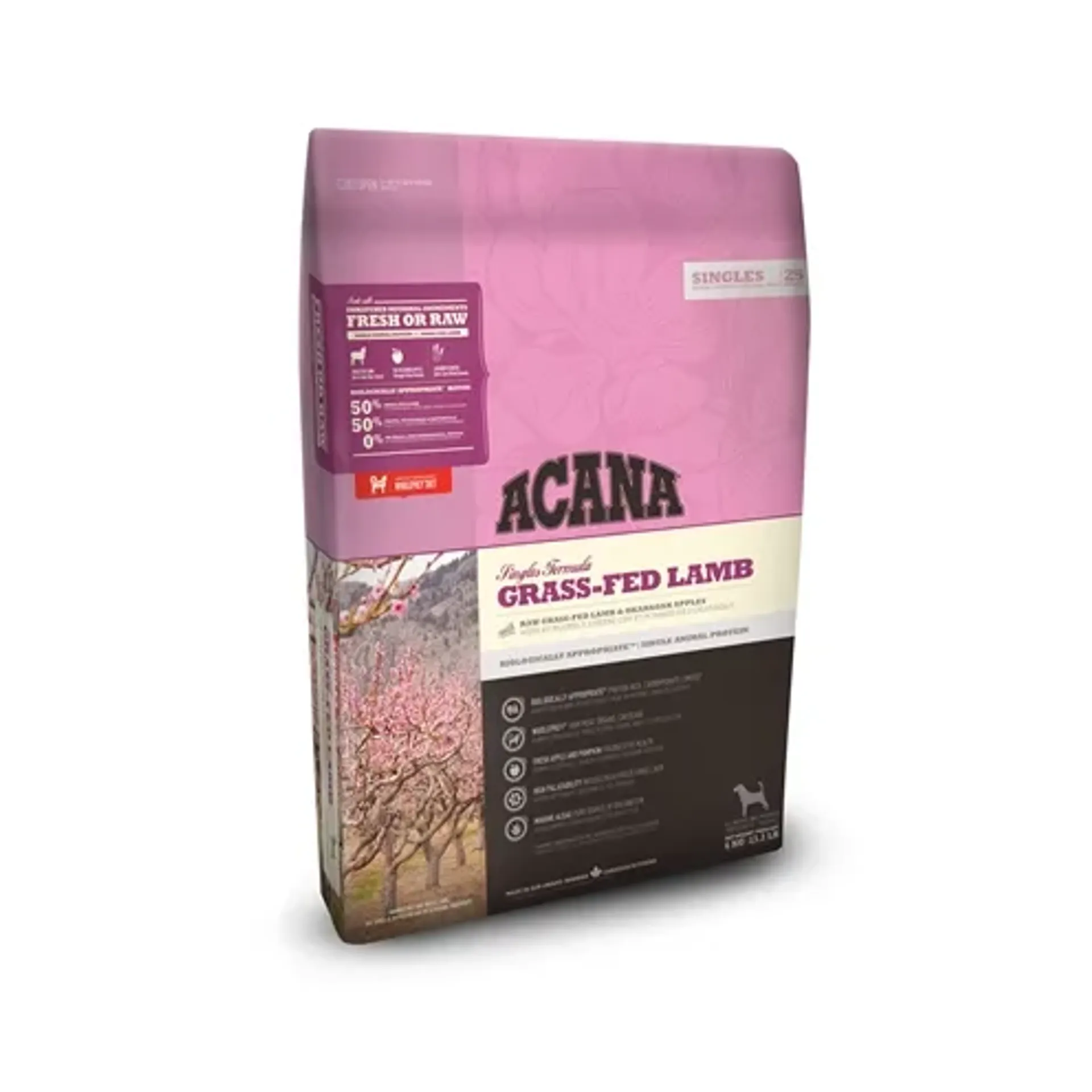 ACANA SINGLES GRASS-FED LAMB DOG 2 KG