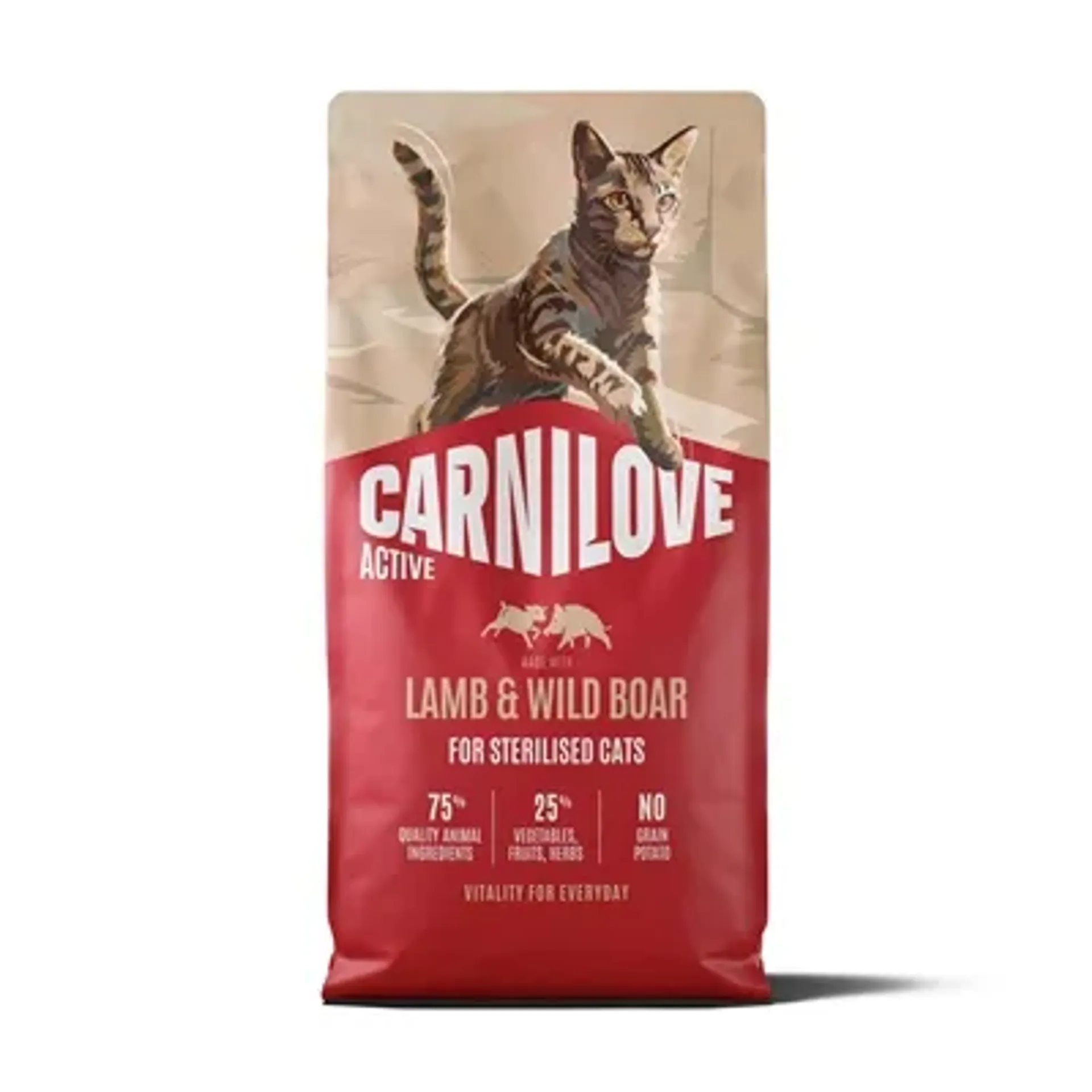 CARNILOVE ACTIVE ADULT STERILISED ALL BREEDS LAMB / WILD BOAR 6 KG