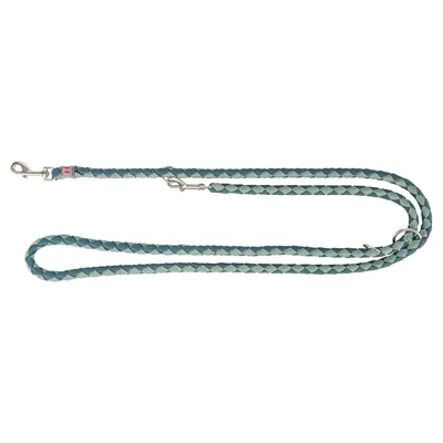 TRIXIE HONDENRIEM CAVO VERSTELBAAR PETROL / SALIE GROEN 200X1,8 CM TRIXIE HONDENRIEM CAVO VERSTELBAAR PETROL / SALIE GROEN 200X1,8 CM