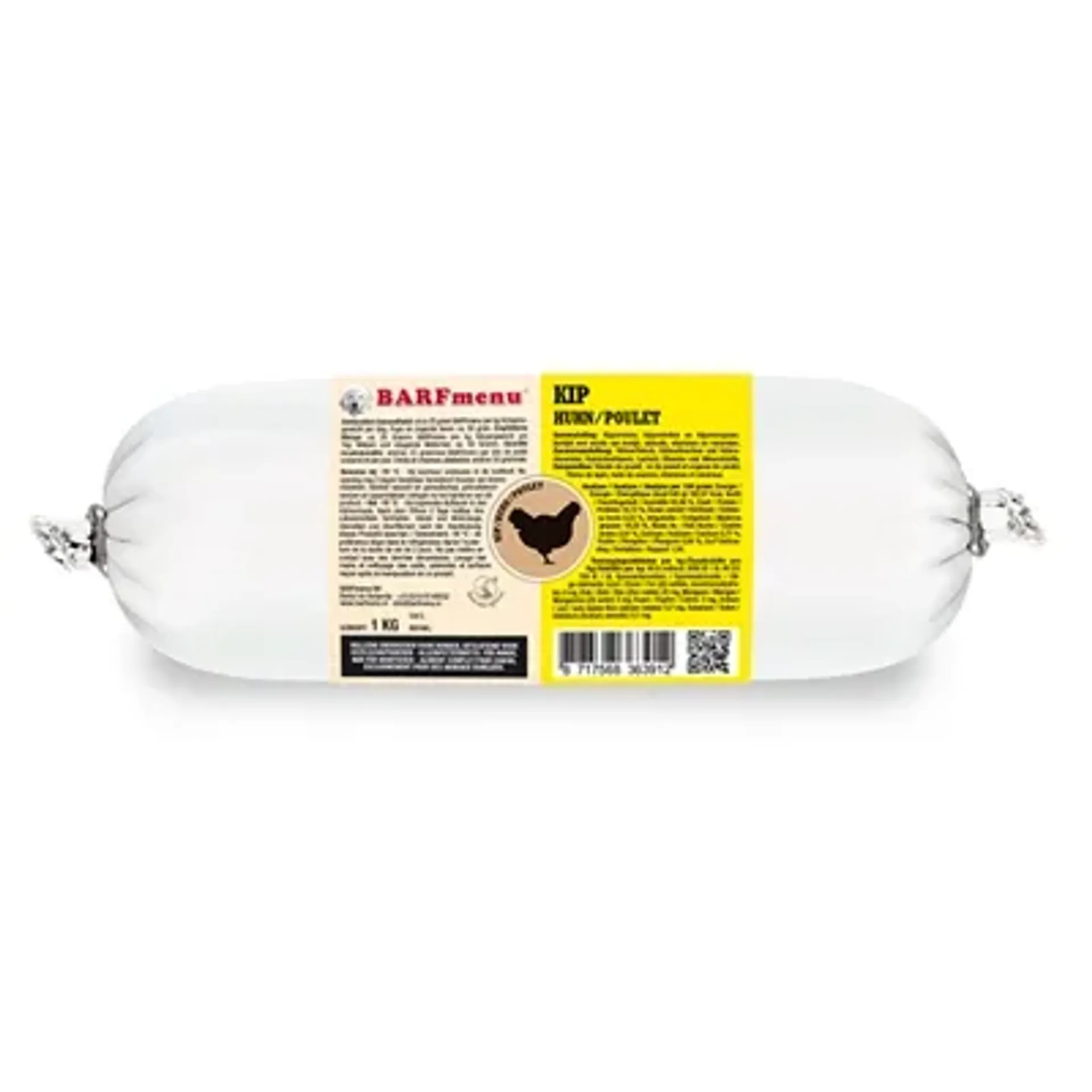 BARFMENU KIP HONDENVOER 1000 GR