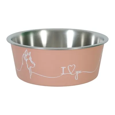 ZOLUX LOVE VOERBAK HOND ROZE 15 CM750 ML ZOLUX LOVE VOERBAK HOND ROZE 15 CM750 ML