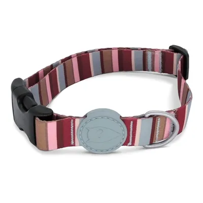MORSO HALSBAND HOND GERECYCLED SKYLINE ROOD / ROZE 43-70X2,5 CM MORSO HALSBAND HOND GERECYCLED SKYLINE ROOD / ROZE 43-70X2,5 CM