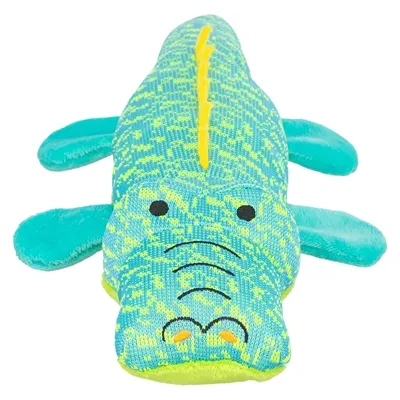 TRIXIE KROKODIL STOF AQUA / GROEN 33X13,5X7,5 CM TRIXIE KROKODIL STOF AQUA / GROEN 33X13,5X7,5 CM